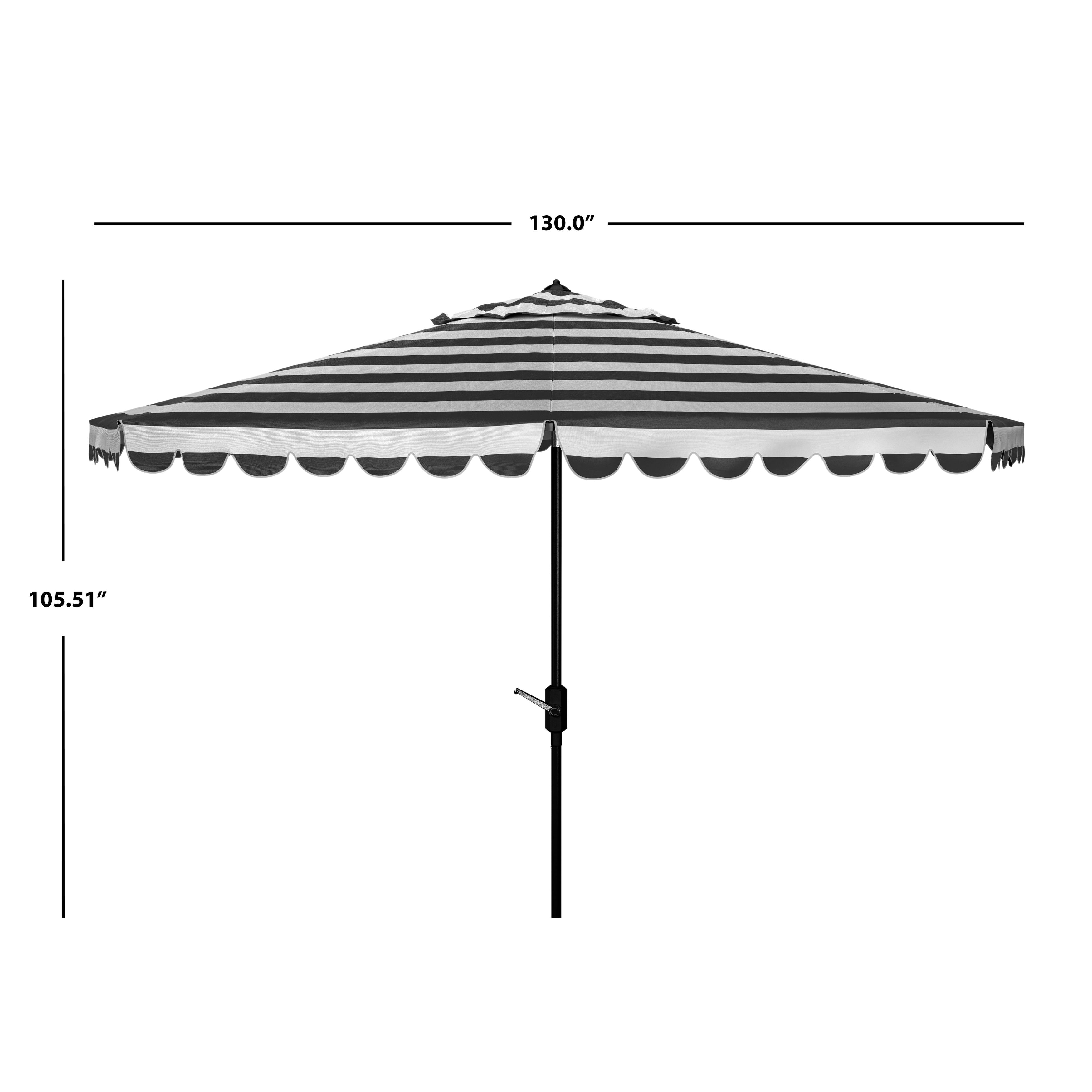 Parapluie rond à manivelle SAFAVIEH Outdoor Jaylee 11 pieds