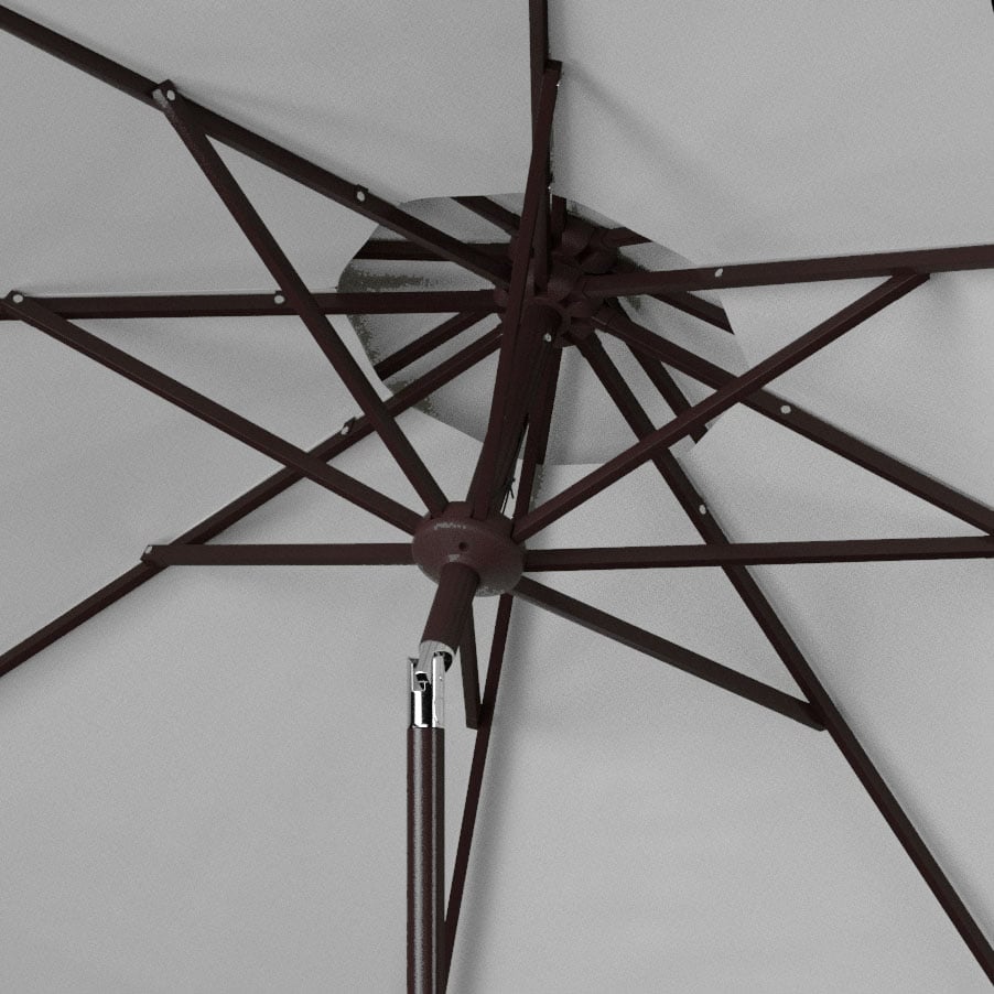Parasol double toit SAFAVIEH Outdoor Kjerstin Valance 9 pieds