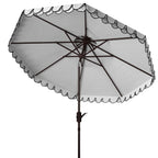 Parasol double toit SAFAVIEH Outdoor Kjerstin Valance 9 pieds