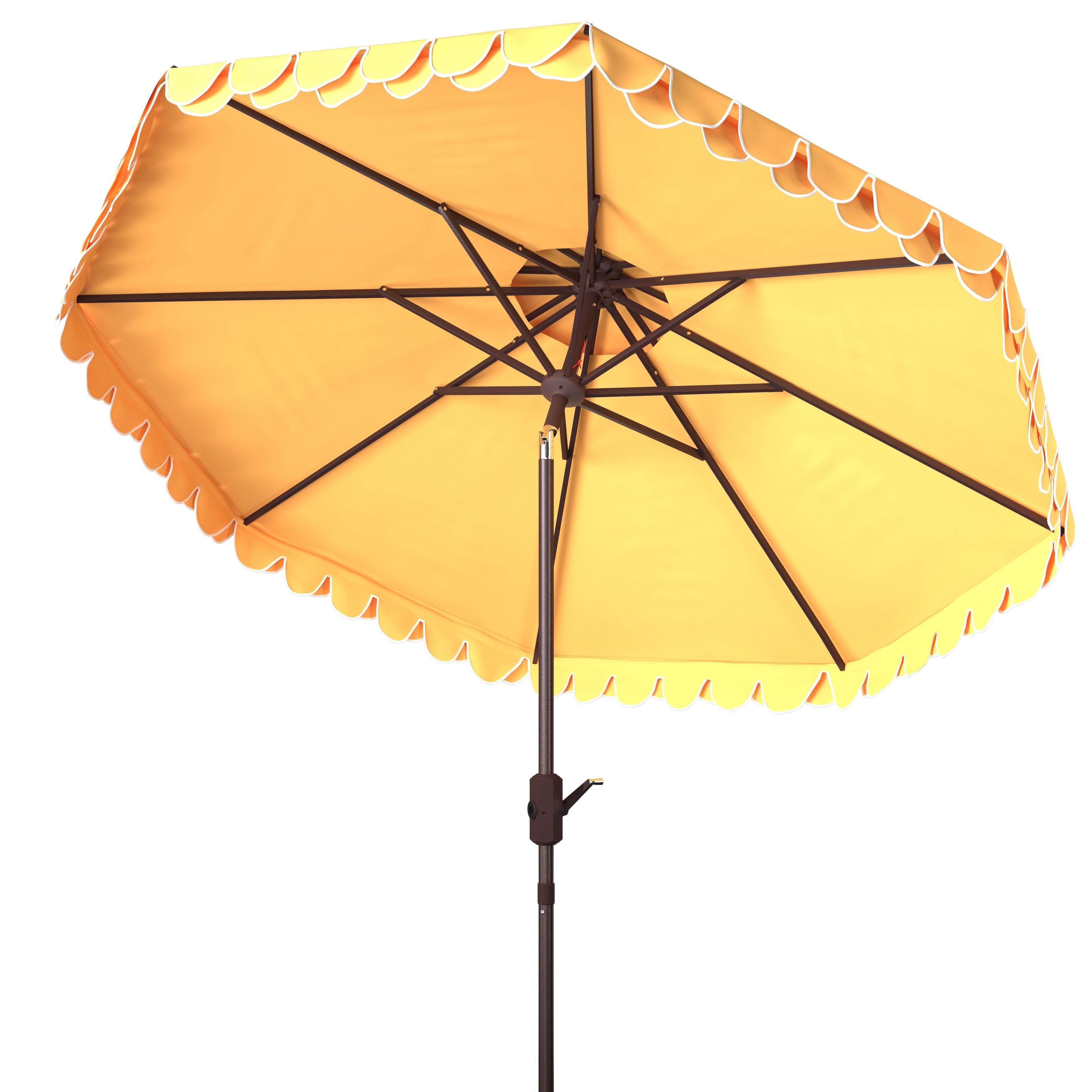 Parasol double toit SAFAVIEH Outdoor Kjerstin Valance 9 pieds