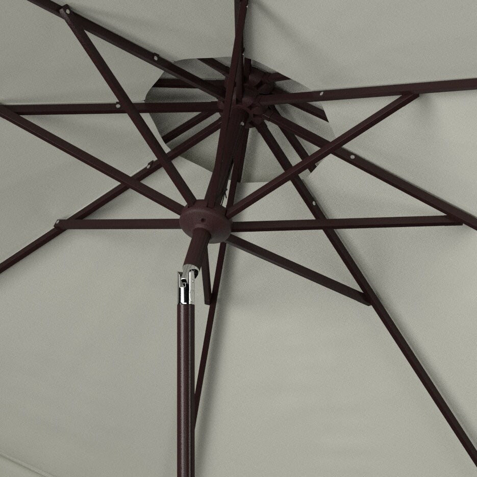 Parasol double toit SAFAVIEH Outdoor Kjerstin Valance 9 pieds