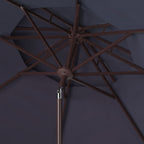 Parasol de marché double SAFAVIEH Outdoor Livia 9 pieds, base non incluse