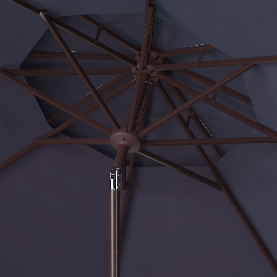 Parasol de marché double SAFAVIEH Outdoor Livia 9 pieds, base non incluse
