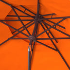 Parasol de marché double SAFAVIEH Outdoor Livia 9 pieds, base non incluse