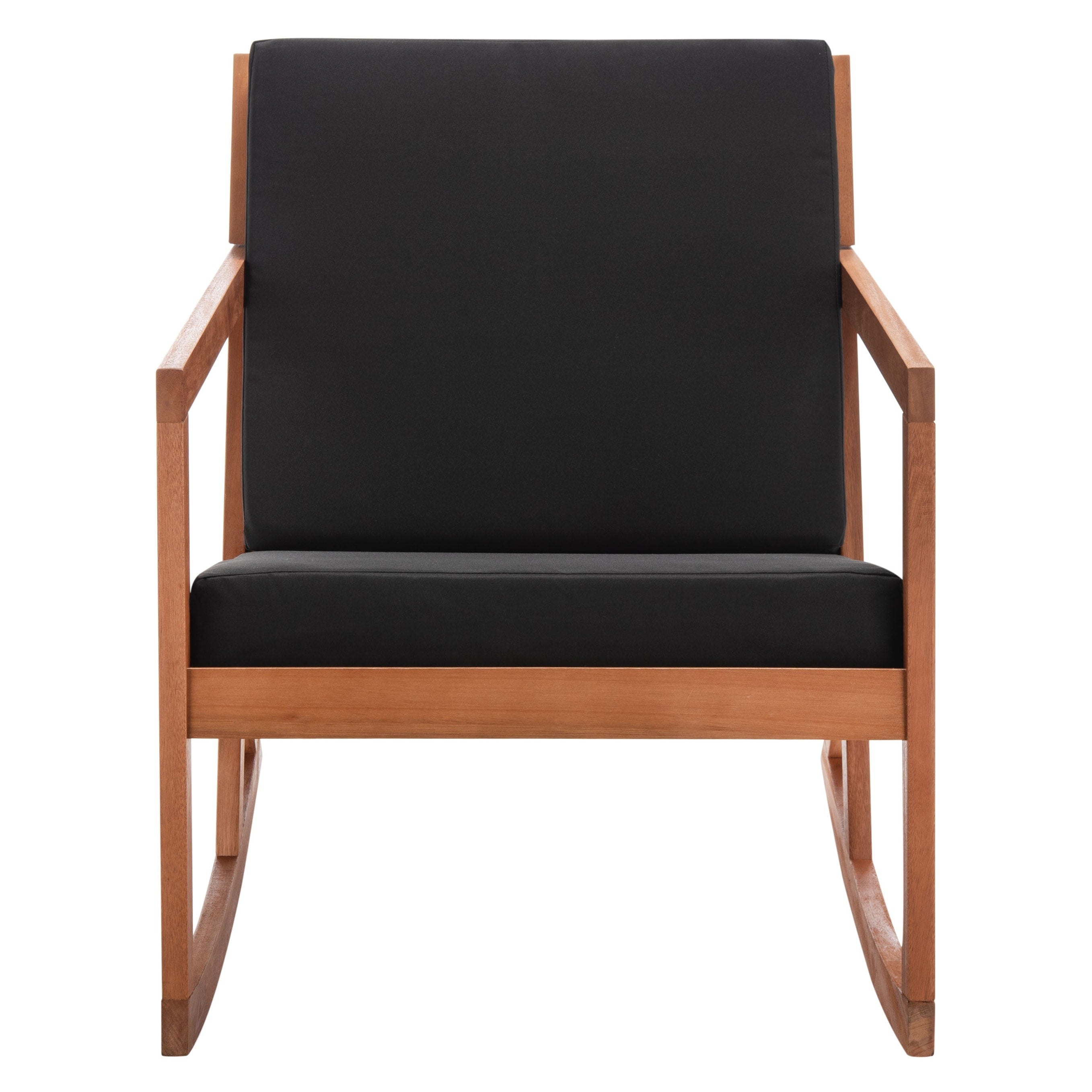 Chaise à bascule d'extérieur Makaila de SAFAVIEH avec coussin - 26 L x 31 P x 38 H