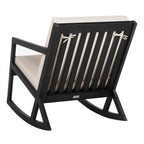 Chaise à bascule d'extérieur Makaila de SAFAVIEH avec coussin - 26 L x 31 P x 38 H