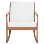 Chaise à bascule d'extérieur Makaila de SAFAVIEH avec coussin - 26 L x 31 P x 38 H