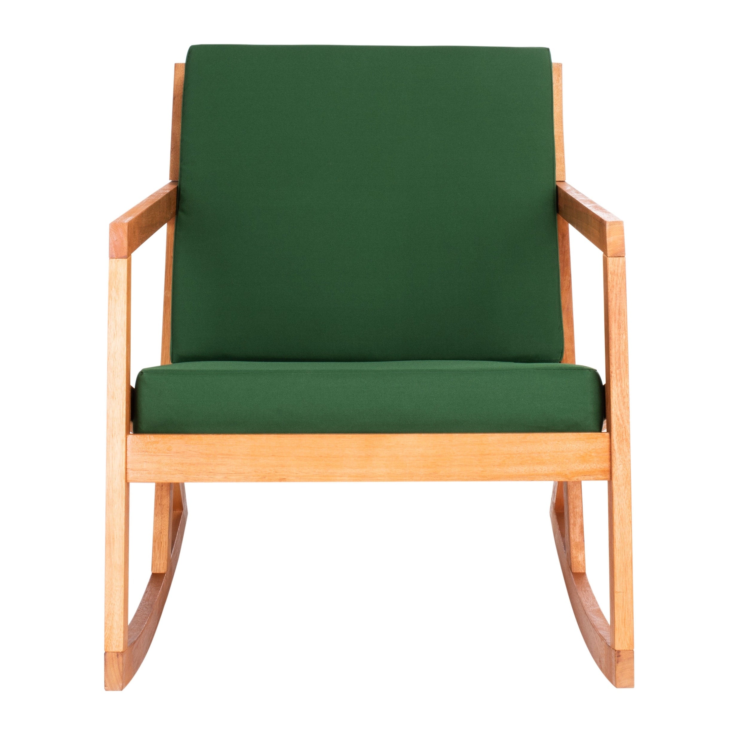 Chaise à bascule d'extérieur Makaila de SAFAVIEH avec coussin - 26 L x 31 P x 38 H