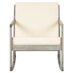 Chaise à bascule d'extérieur Makaila de SAFAVIEH avec coussin - 26 L x 31 P x 38 H