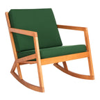Chaise à bascule d'extérieur Makaila de SAFAVIEH avec coussin - 26 L x 31 P x 38 H