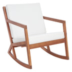 Chaise à bascule d'extérieur Makaila de SAFAVIEH avec coussin - 26 L x 31 P x 38 H