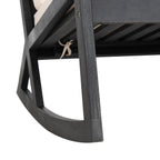 Chaise à bascule d'extérieur Makaila de SAFAVIEH avec coussin - 26 L x 31 P x 38 H