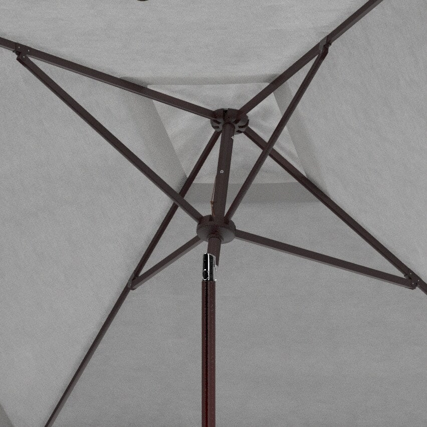Parasol carré d'extérieur SAFAVIEH Naima Valance de 7,5 pieds