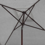 Parasol carré d'extérieur SAFAVIEH Naima Valance de 7,5 pieds