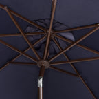 Parasol d'extérieur à manivelle SAFAVIEH Ronette Fringe de 9 pieds