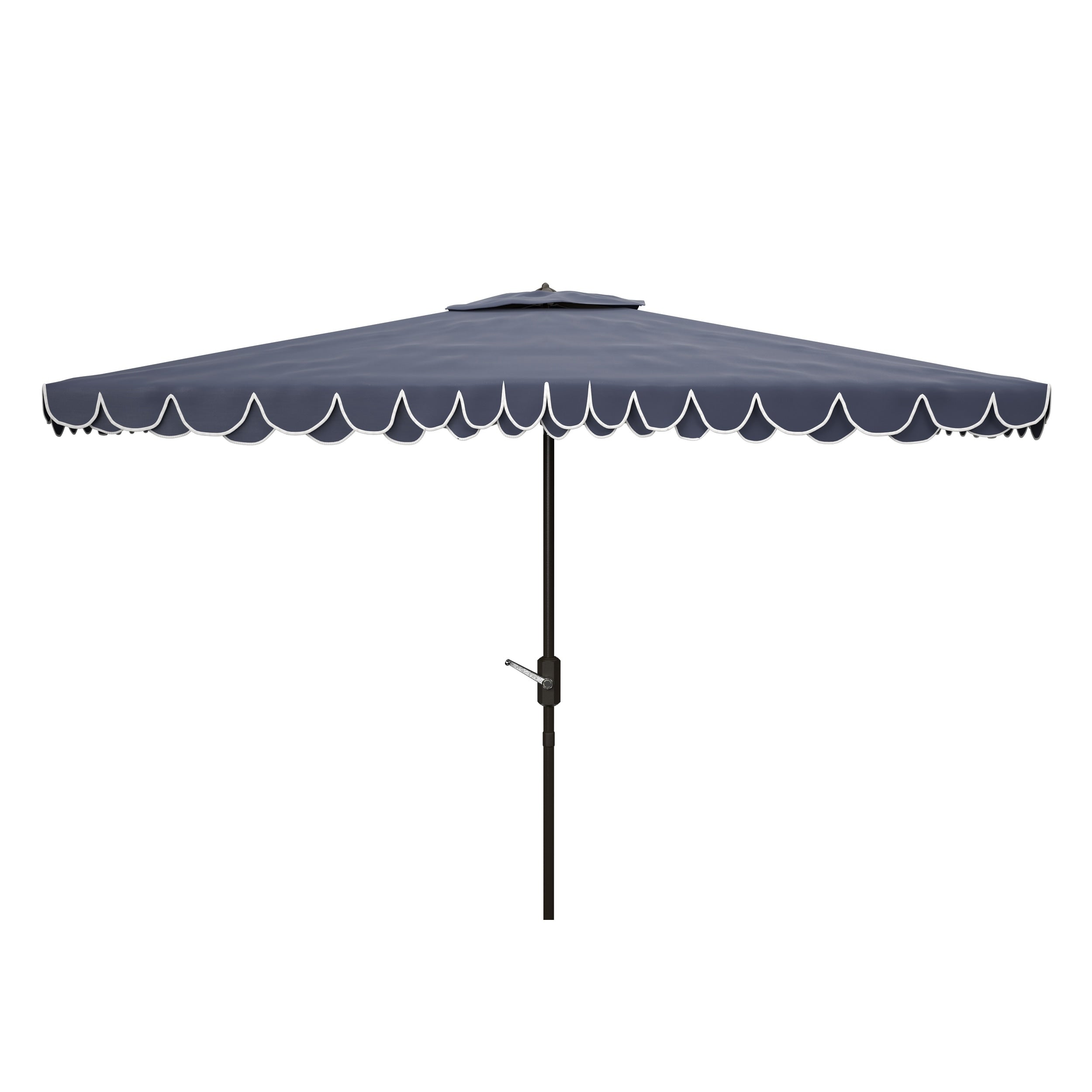 Parasol d'extérieur rectangulaire SAFAVIEH Zariah 6'x10' avec cantonnière