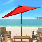 Parasol d'extérieur en bois SAFAVIEH Zlatana de 2,7 m