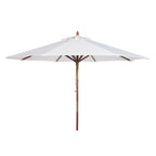 Parasol d'extérieur en bois SAFAVIEH Zlatana de 2,7 m