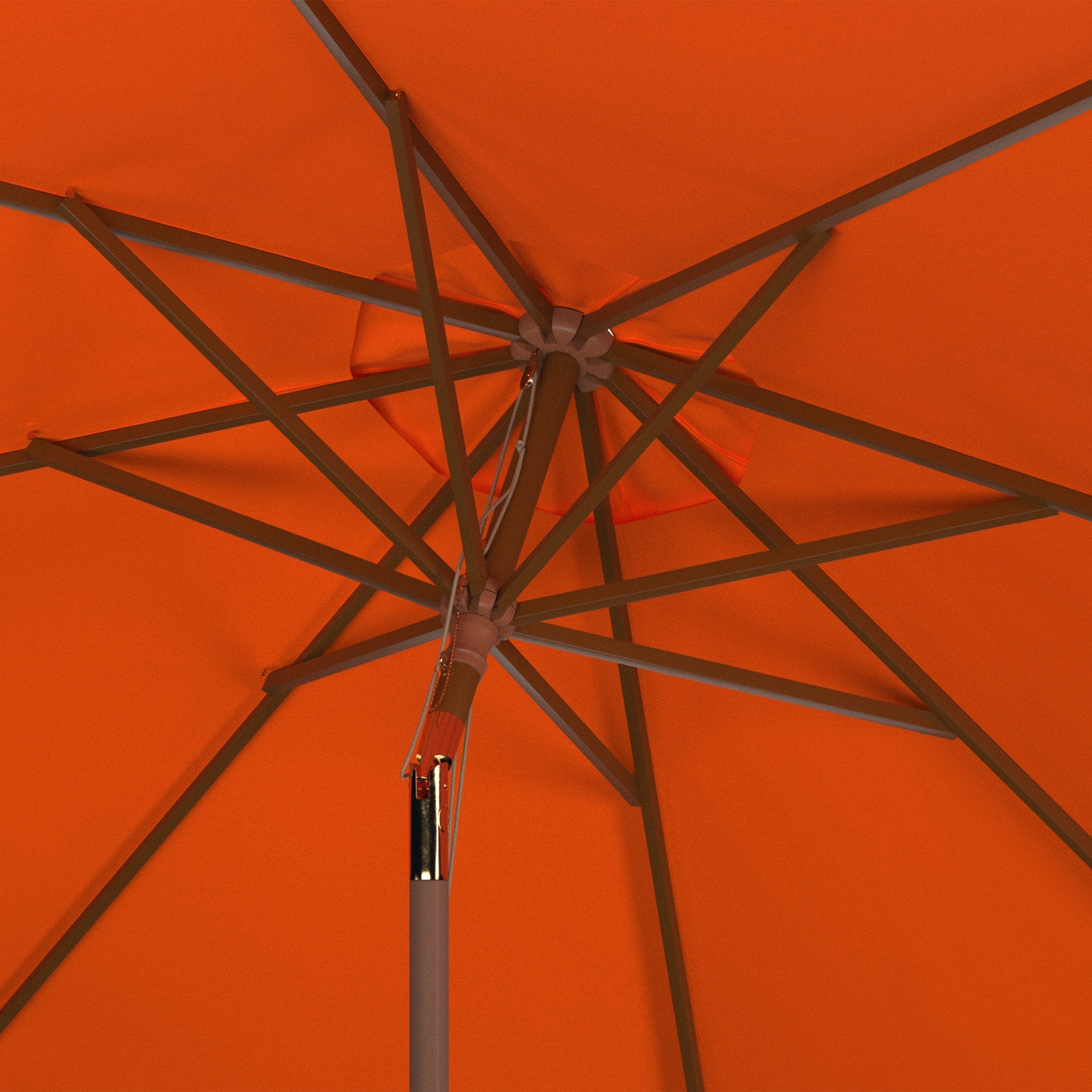 Parasol d'extérieur en bois SAFAVIEH Zlatana de 2,7 m
