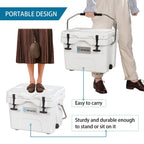 Glacière portable SKTAKOL 16 litres, anti-fuite, 24 canettes de glace - Voir les détails