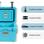 Glacière portable SKTAKOL 16 litres, anti-fuite, 24 canettes de glace - Voir les détails