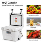 Glacière portable SKTAKOL 16 litres, anti-fuite, 24 canettes de glace - Voir les détails