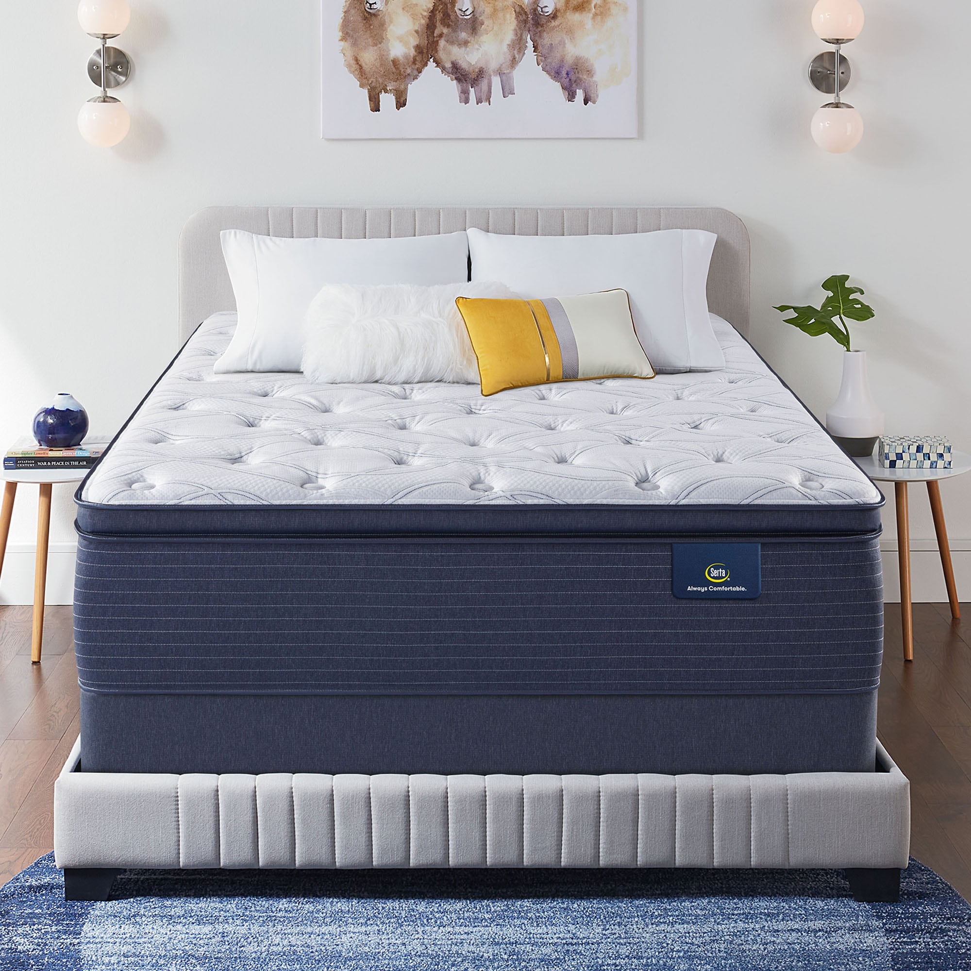 Matelas à plateau-coussin moelleux Serta Clarks Hill 15.