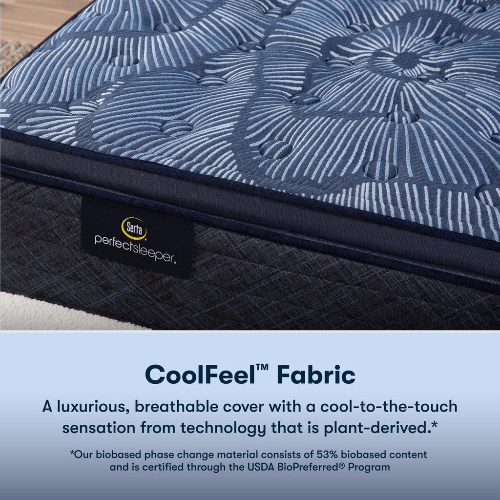 Matelas Serta Perfect Sleeper Oasis Sleep 14,5 à plateau-coussin moyen