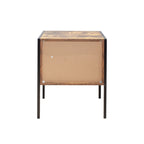 Table de chevet de style industriel (ensemble de 2)