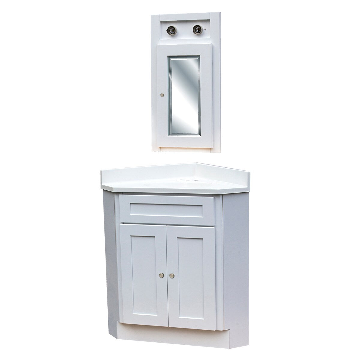 Ensemble de coiffeuse d'angle Shaker 3 pièces