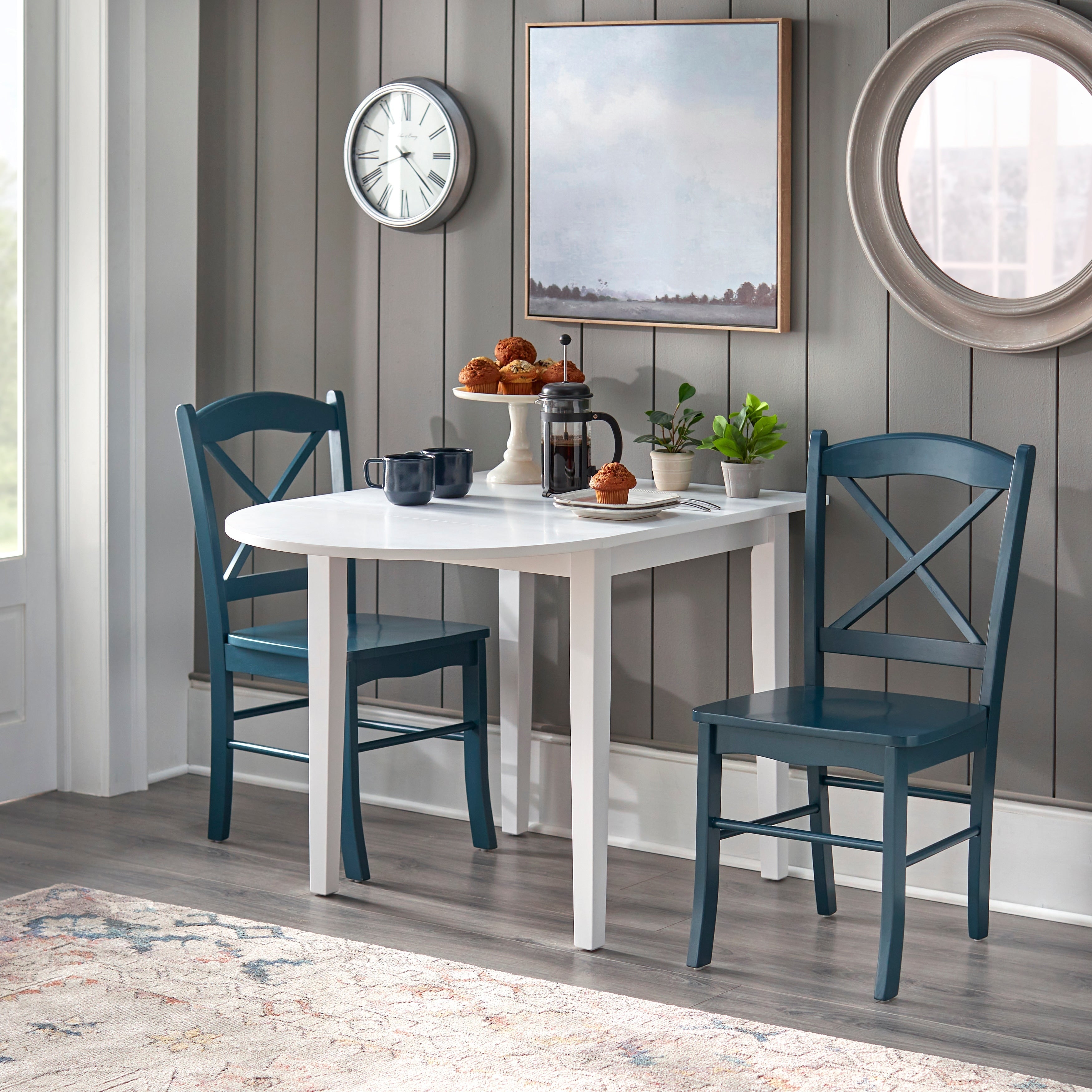 Chaises de salle à manger de style cottage de campagne Simple Living (lot de 2)