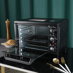 Four grille-pain simple d'une capacité de 20 litres, grille-pain de comptoir compact, facile à contrôler avec minuterie, réglage de la cuisson, du gril et du grillage