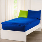 Parure de lit de luxe à fermeture éclair bleu cobalt Siscovers Bunkie