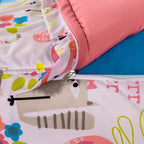 Parure de lit de luxe à fermeture éclair Siscovers I Heart Cats Bunkie