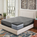 Matelas en mousse à mémoire de forme Active 14 pouces au charbon de bois Slumber Solutions