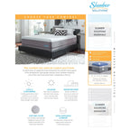 Ensemble de matelas en mousse à mémoire de forme gel Slumber Solutions Choisissez votre confort de 14 pouces