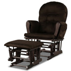 Ensemble de fauteuils coulissants en bois massif avec poches et pouf pour se détendre
