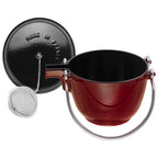 Bouilloire à thé ronde en fonte STAUB de 1 pinte