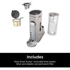 Cafetière à dose unique Stone, compatible K-Cup, réservoir de 1,6 l, préparation du café moulu, café glacé