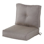 Ensemble de coussins d'extérieur à siège profond Sunbrella de qualité supérieure, 2 pièces