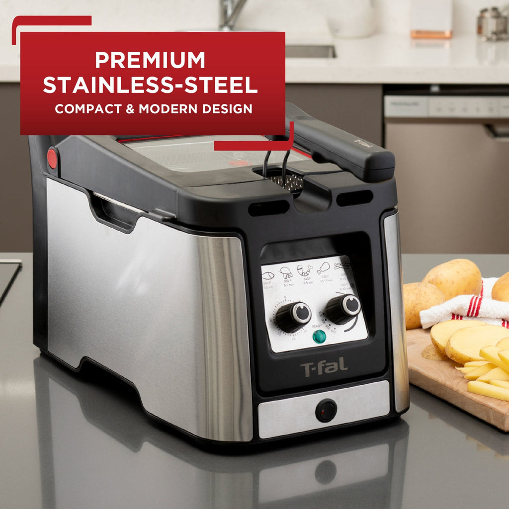 Friteuse sans odeur T-fal Advanced avec élément immergé, capacité d'huile de 3,5 L - 3,5 litres