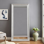 Grand miroir perlé pleine longueur - Miroir surdimensionné sur toute la longueur, sur pied ou à fixer au mur