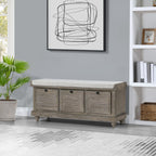 Le banc de rangement Arbakka de Gray Barn