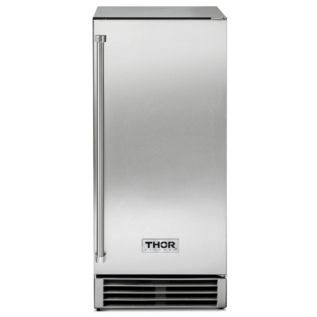 Machine à glaçons encastrable Thor Kitchen de 15 pouces, capacité de production quotidienne : 50 lb