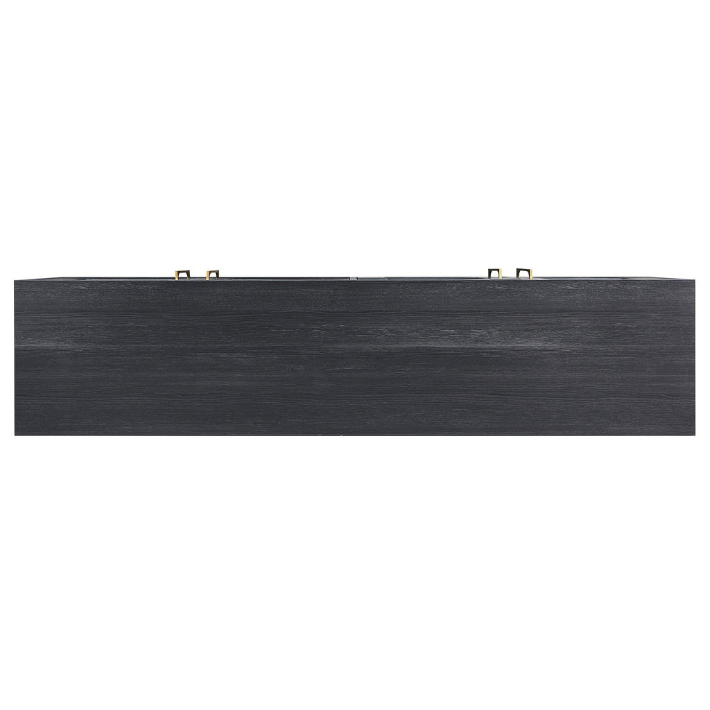 Meuble TV rectangulaire Tillman pour téléviseurs jusqu'à 75