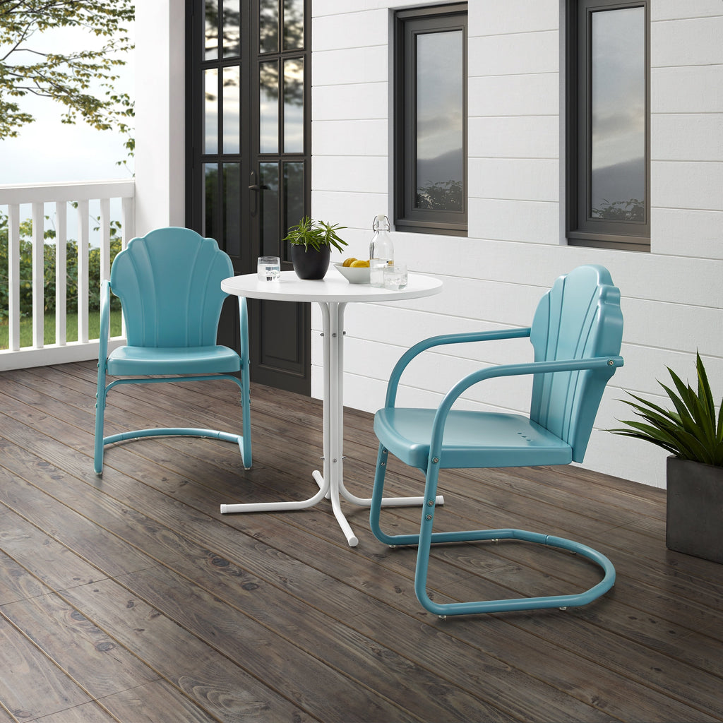 Ensemble bistro d'extérieur Crosley Tulip 3 pièces - 98 L x 29 P x 32,88 H