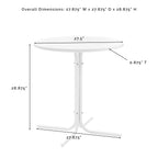 Ensemble bistro d'extérieur Crosley Tulip 3 pièces - 98 L x 29 P x 32,88 H