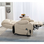 Fauteuil inclinable électrique surdimensionné à 180°, à double moteur et à commande indépendante, modèle phare amélioré