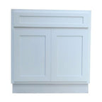Meuble-lavabo simple en bois massif de 24 pouces de Vanity Art