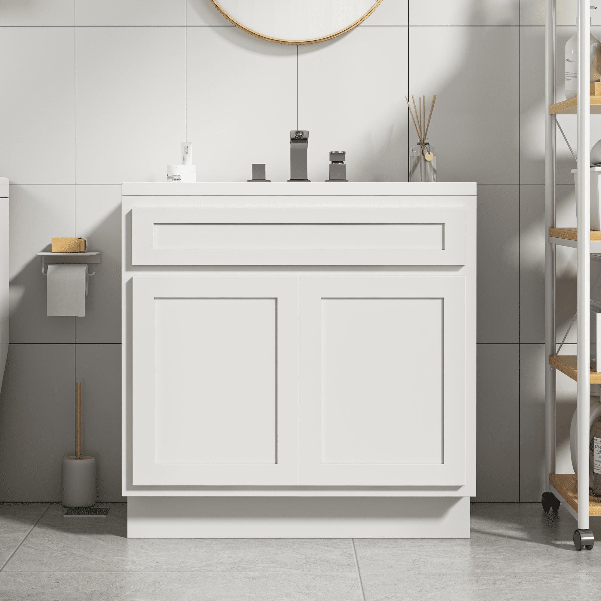 Meuble-lavabo simple de 36 pouces de Vanity Art